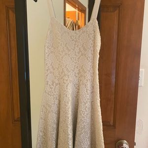 Free people lace with gold detail dress